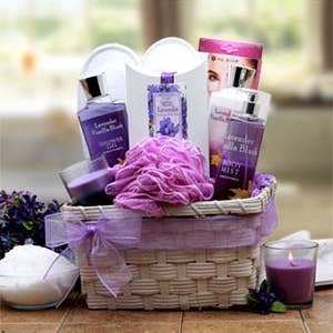 Gift Basket Drop Shipping - Wholesale Bath & Body Set - Lavender Spa Gift Basket