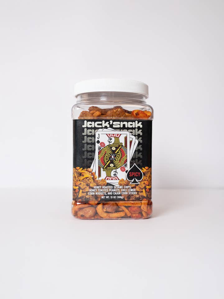 Bocal Spicy Jack's Nak™, 13 oz. (durée de conservation de 4 à 6 mois) pour la vente par Sunflower Food Company