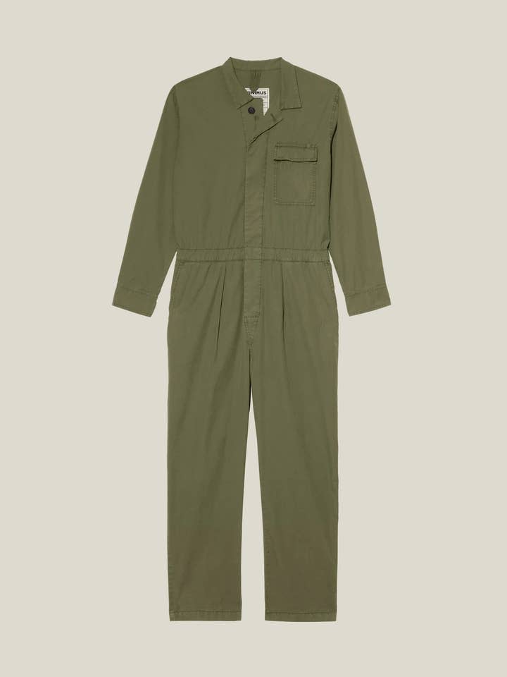 House of Minimus - Wholesale Pants - Men's - Men's-Boilersuit-Khaki-Cotton-Canvas