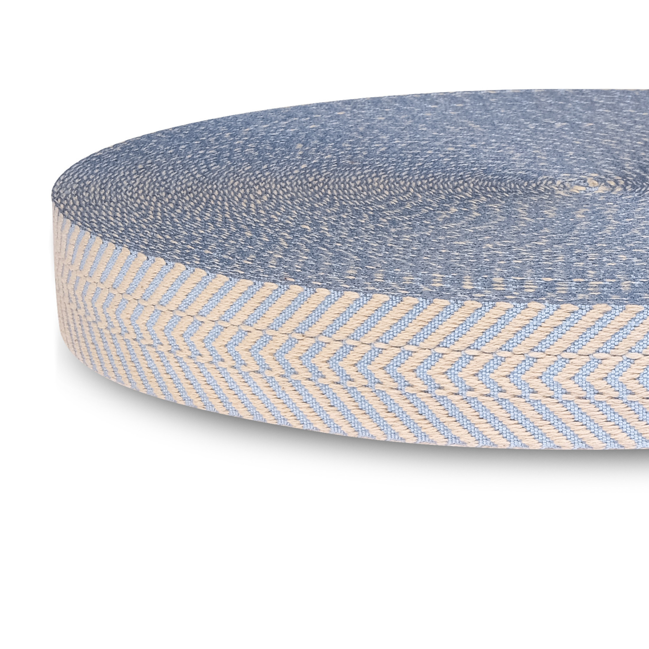 Dream Trimming Goods LLC - Wholesale Craft Supplies - 1.5 inch x50 yard  Blue-Natural Cotton Webbing Strap for Bag3