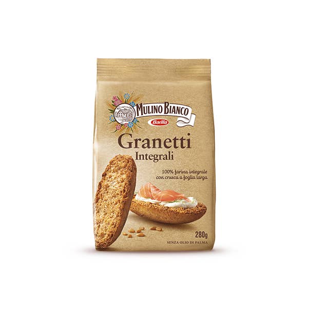 Made in eatalia - Wholesale Bread/Tortilla - Granetti Whole wheat Mulino Bianco 280g