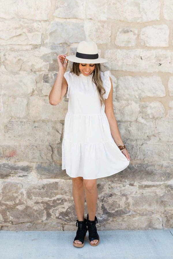 Hipster Row - Wholesale Dress - Women's - Mattie Ruffled Babydoll Dress11