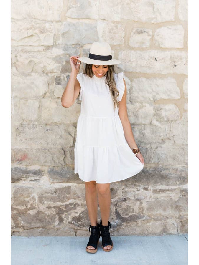 Hipster Row - Vente Robe – femme - Robe babydoll à volants Mattie11