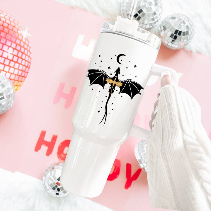 Fourth Wing 40oz Tumbler | Bookish Tumbler | Book Store Gift for wholesale by Sunshine Design Shop