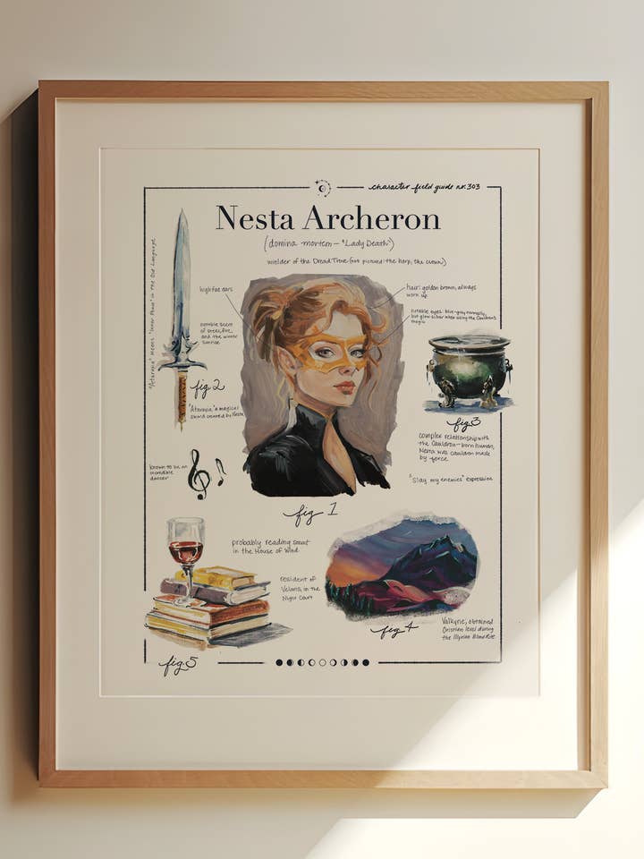 Nesta Archeron - Digitally Composited Artwork for wholesale by Carrington Moore Studio