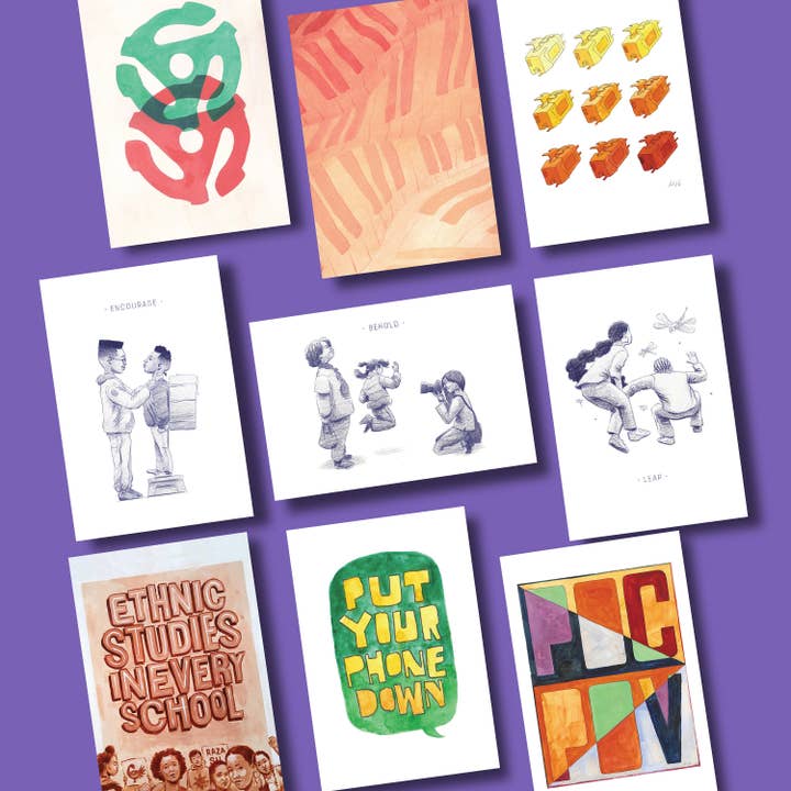 Ansichtkaartencollectie 2 voor wholesale door Art of Robert Liu-Trujillo