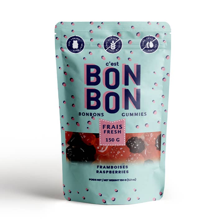 Framboises - Bonbons gélifiés pour la vente par c'est BONBON- Canada