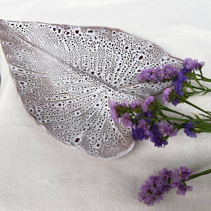 TERREA HOME - Wholesale Decorative Plate/Dish/Bowl - Decorative Ceramic Leaf3