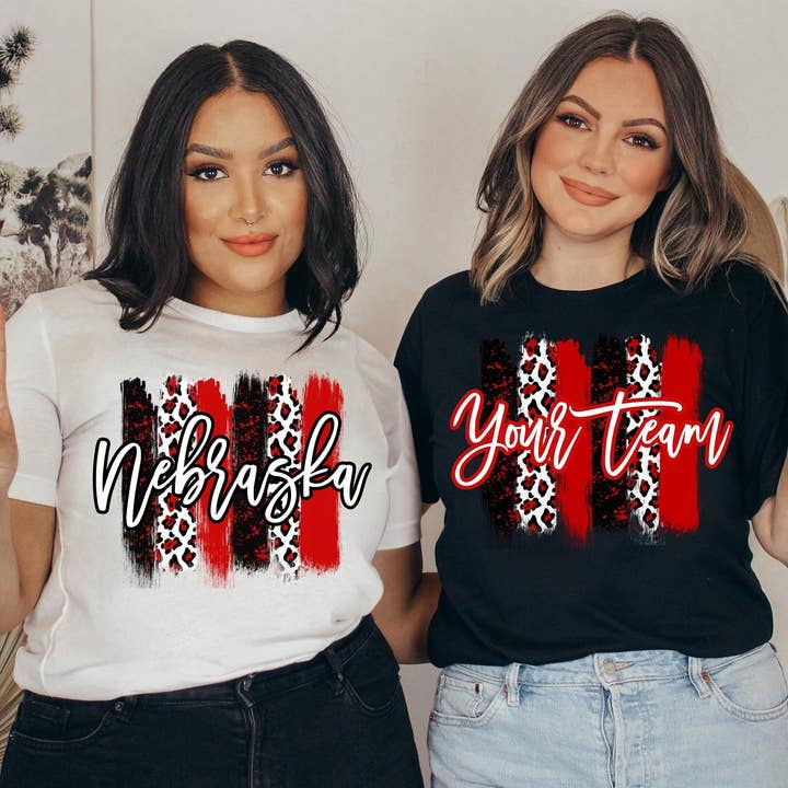 Personalized School Shirt, Nebraska Gameday, Georgia Shirt for wholesale by Riley Mae Studio