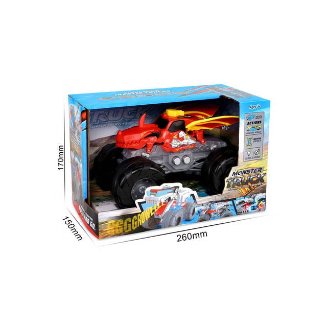 LIGHT AND SOUND EFFECTS MONSTER CAR for wholesale by STP