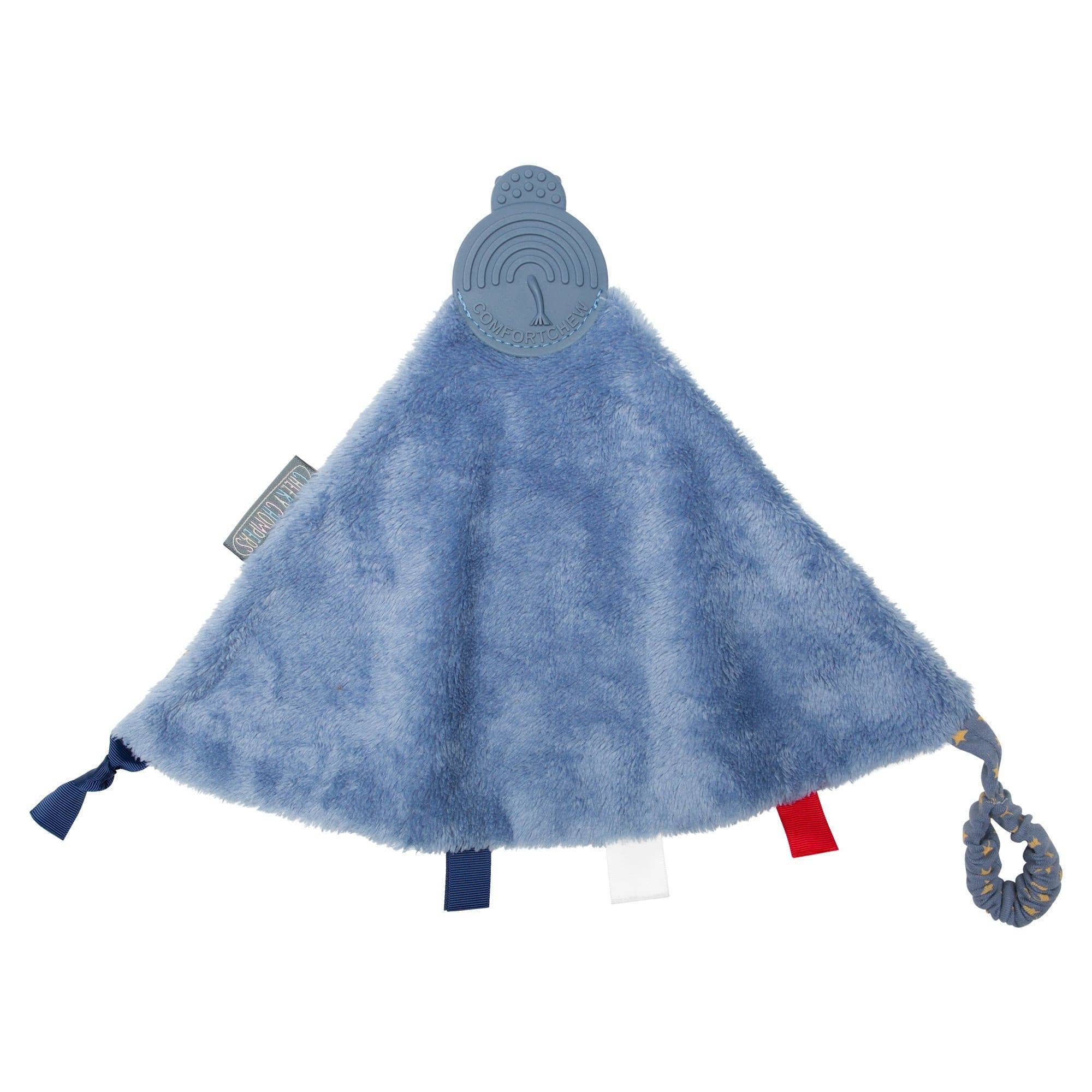 Cheeky Chompers UK - Vente Anneau de dentition sans clip – bébé - Doudou plat pour bébé avec anneau de dentition - Midnight Stars7