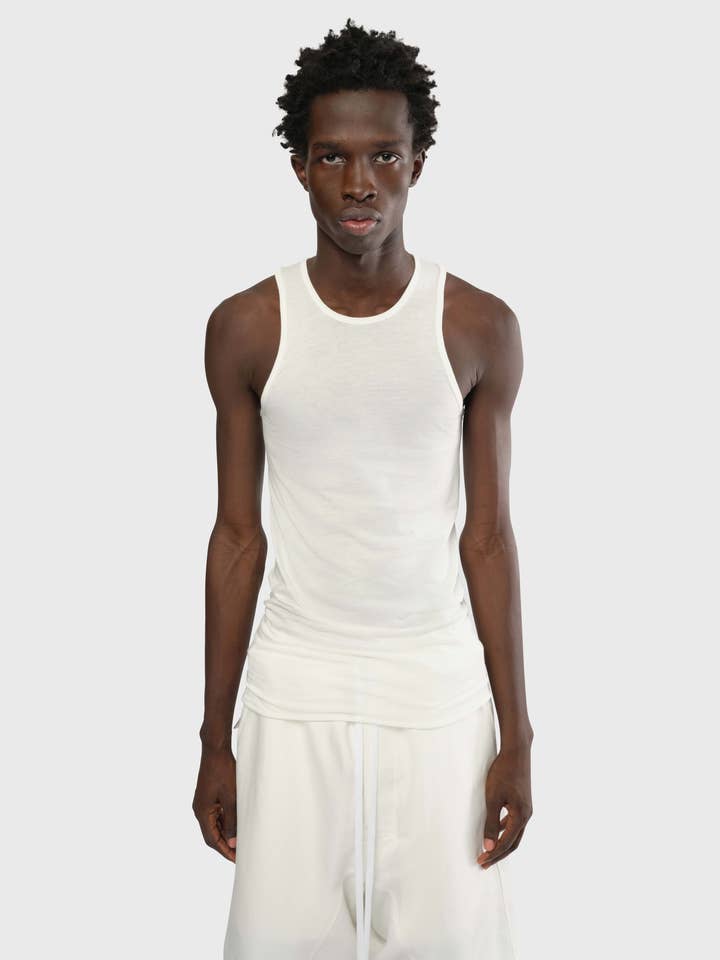 RACERBACK TANK WHITE for wholesale by Moshe Yossel