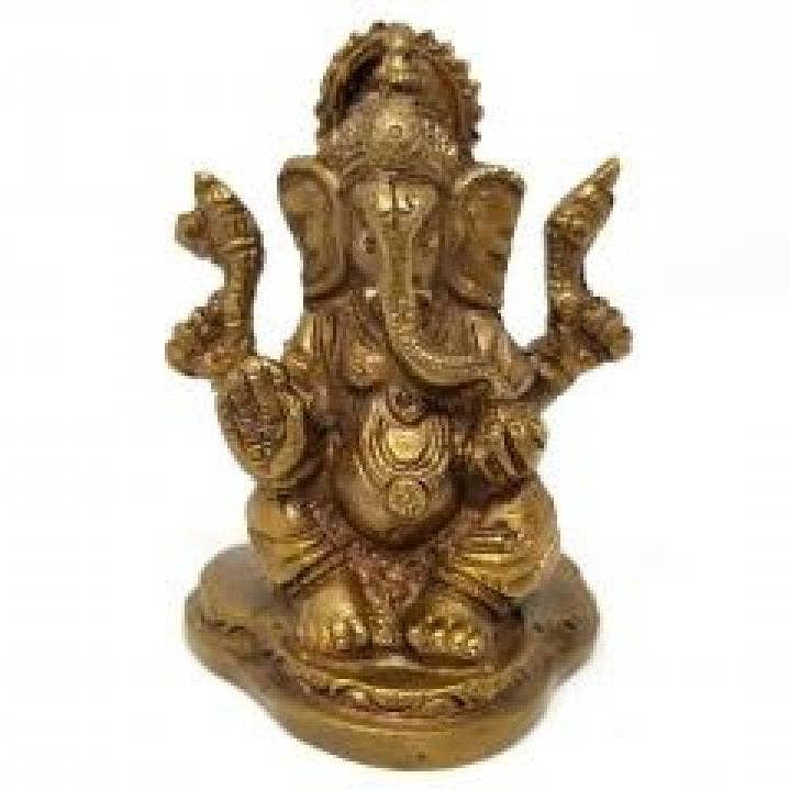 GREENROOTS USA LLC - Wholesale Decorative figurine - Ganesh 2.5"H 1.75"W0