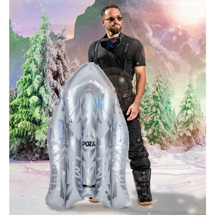 Cota Global – wholesale Uppblåsbara leksaker – Poolflotte - Silver Snow Boogie