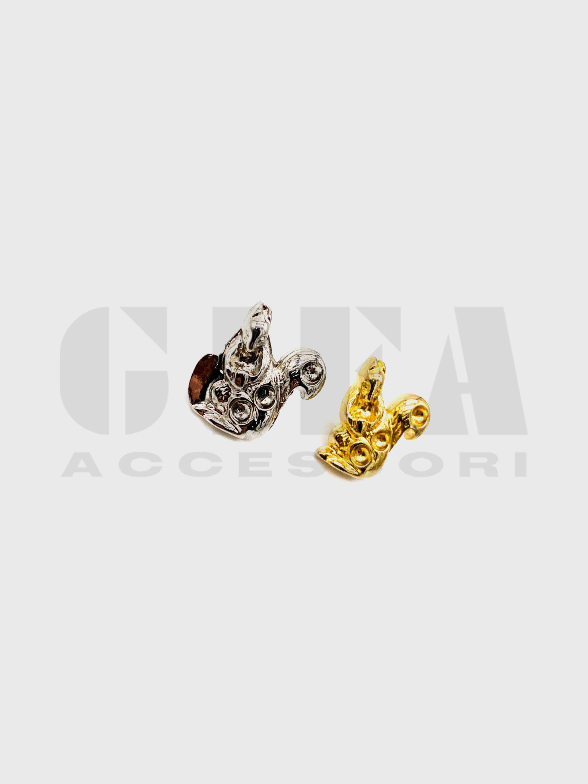 Gifa Accessori - Wholesale Brooch - Squirrel hollowed cap for rhinestones with rivet1