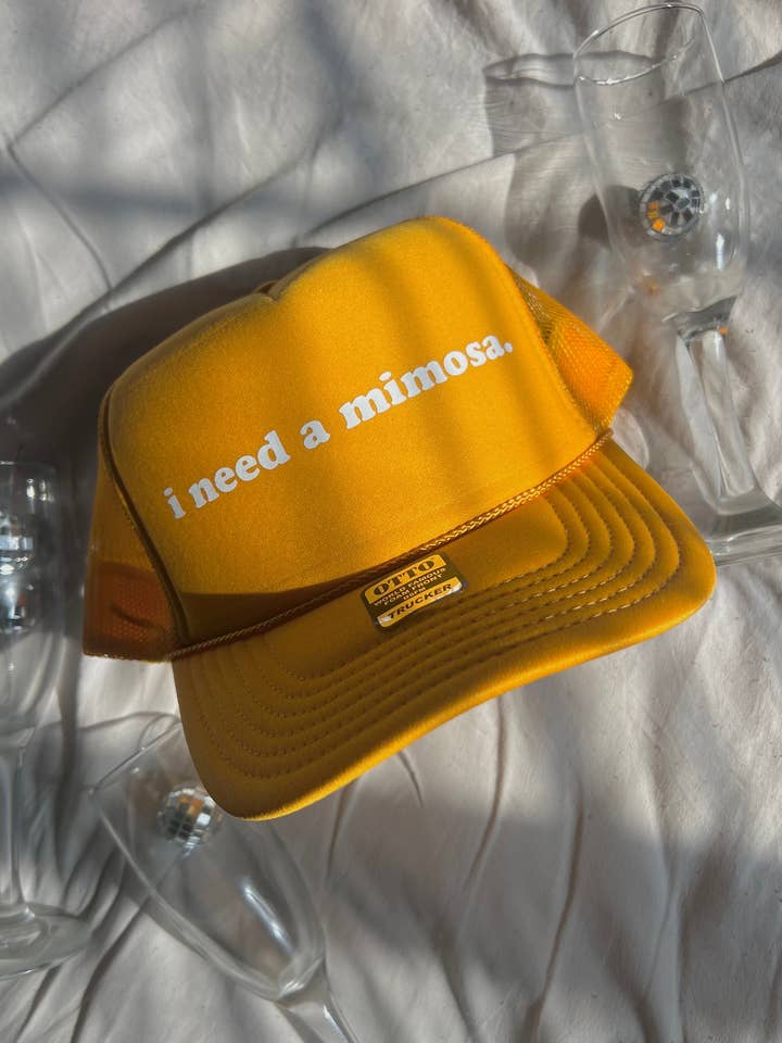 Sombrero de camionera Mimosa Day Drinking Cowgirl para despedida de soltera para venta al por mayor de Threaded Rodeo