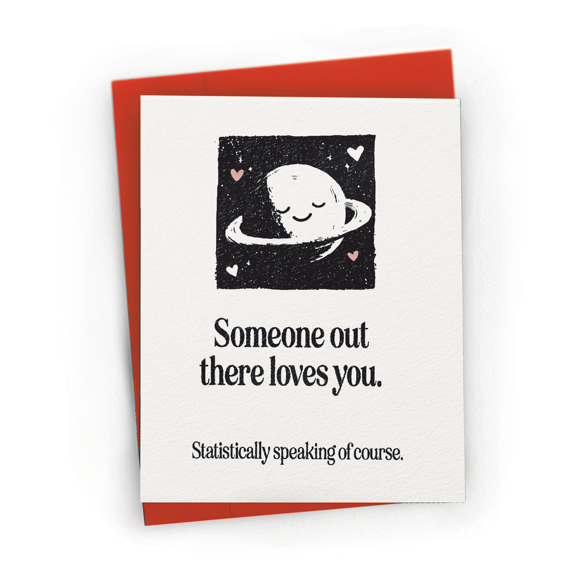 Petty Paper Studio - Wholesale Valentine's Day Card - Someone Out There Loves You - A2 Valentines Greeting Card0