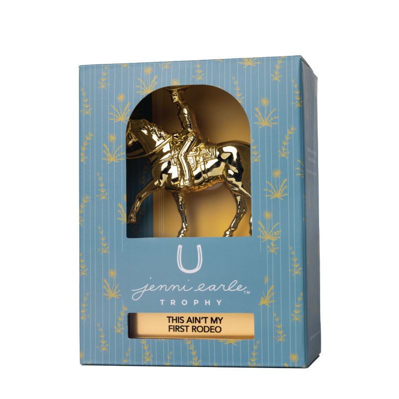 Jenni Earle - Wholesale Decorative Figurine - Empowering Trophy - "THIS AIN'T MY FIRST RODEO"3