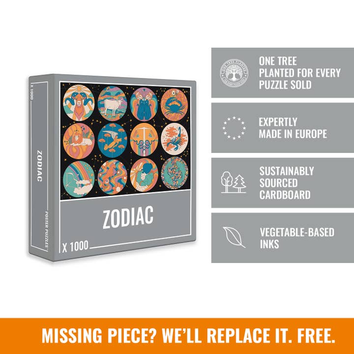 Cloudberries Jigsaw Puzzles - Wholesale Puzzle - Adult - Zodiac Jigsaw Puzzle (1000 pieces)