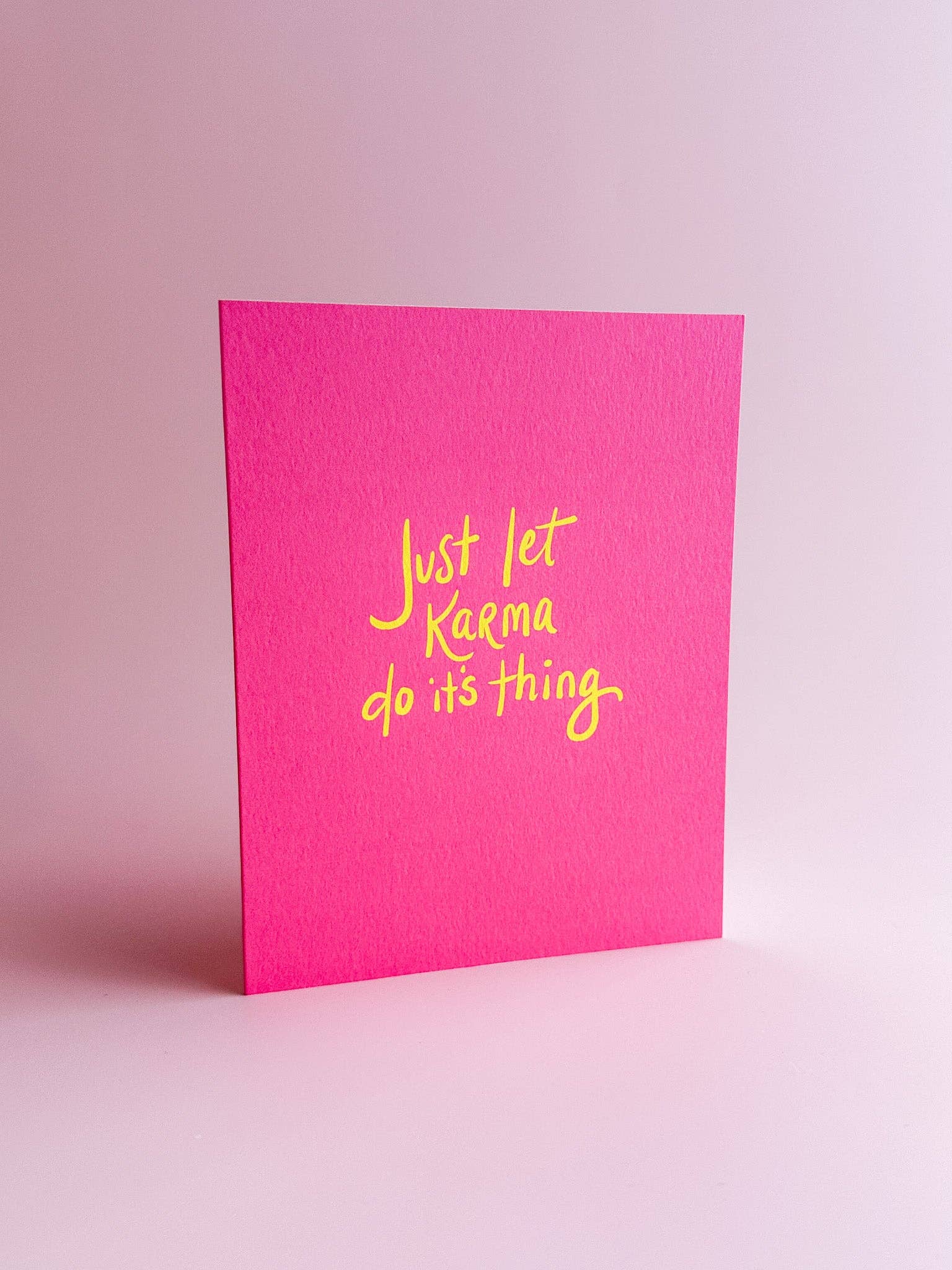 Ashley Frye Studio – Cartão de saudação diária por atacado – Karma - Cartão de Saudação1