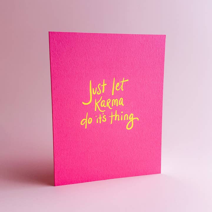 Ashley Frye Studio - Venta al por mayor Tarjetas de felicitación - Karma - Tarjeta de felicitación1