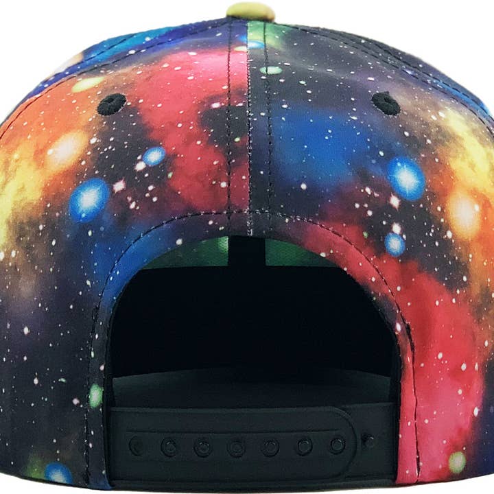 KBETHOS - Wholesale Flat Brim Cap - Unisex - Galaxy Snapback3