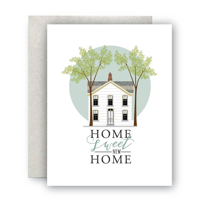 Home Sweet New Home New House Card for wholesale by Merrily Paper