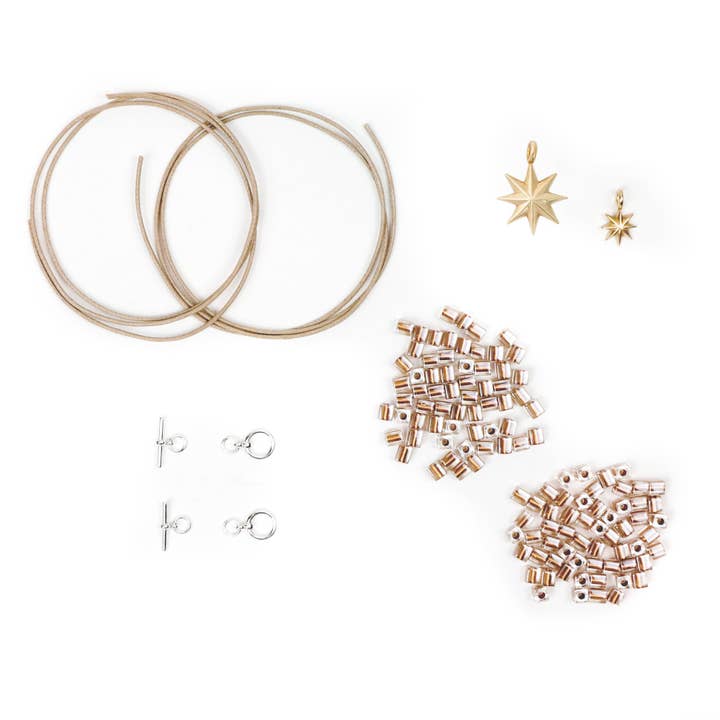 KIT BRACCIALETTO FAI DA TE - BRONZO DUO - ESTRELLA + ESTRELLITA per la vendita all'ingrosso da parte di Cielomar Jewelry