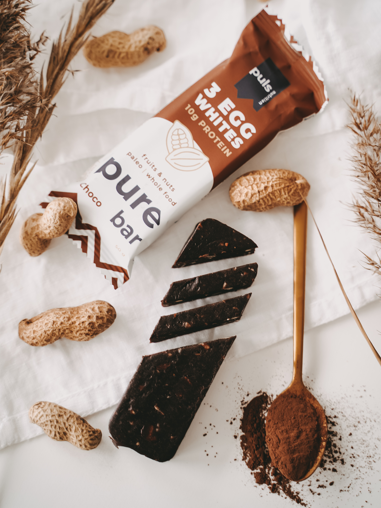 Puls Nutrition – Snack Bar por atacado – PURE BAR Choco2