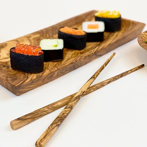 Natural OliveWood - Wholesale Chopsticks - Olive Wood Chop Sticks