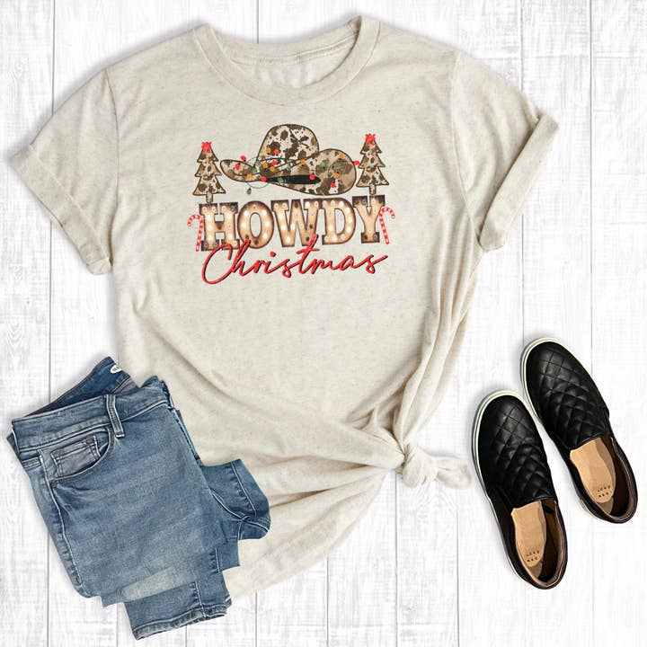 Howdy Christmas Cowboy Hat for wholesale by The Way Down South