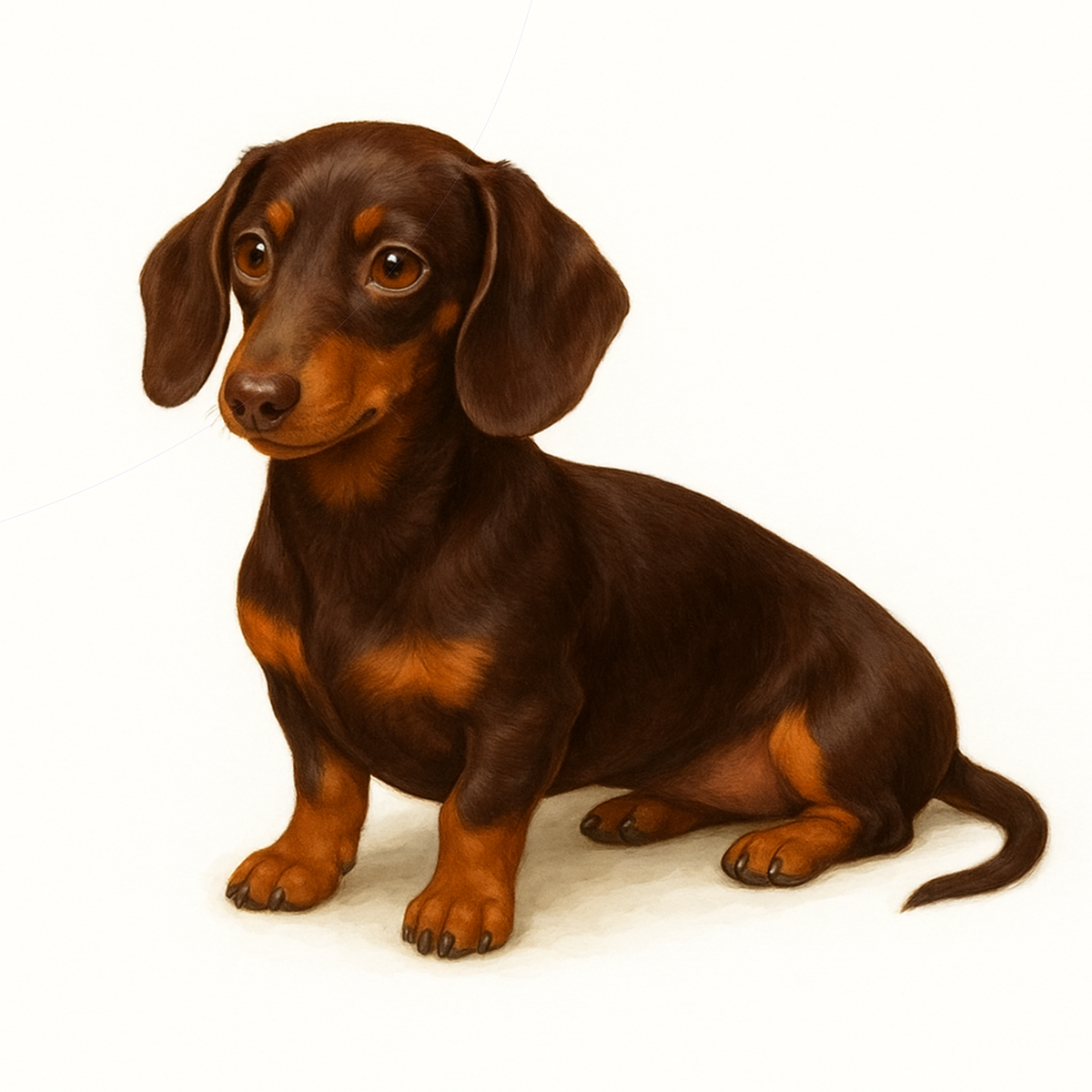 Designs by Mysh – wholesale Sticker – Dachshund Dog Sticker | Cute Wiener Dog Die-Cut Vinyl Sticker | Waterproof Laptop, Water Bottle, Journal Decal – Multiple Color Variations5