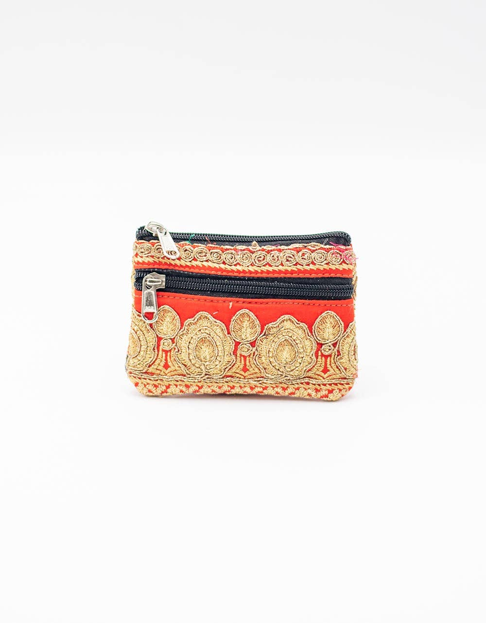 Kimago Look – wholesale Coin purse – Women’s – Kimago ethnic wallet with double zipper embroidery1