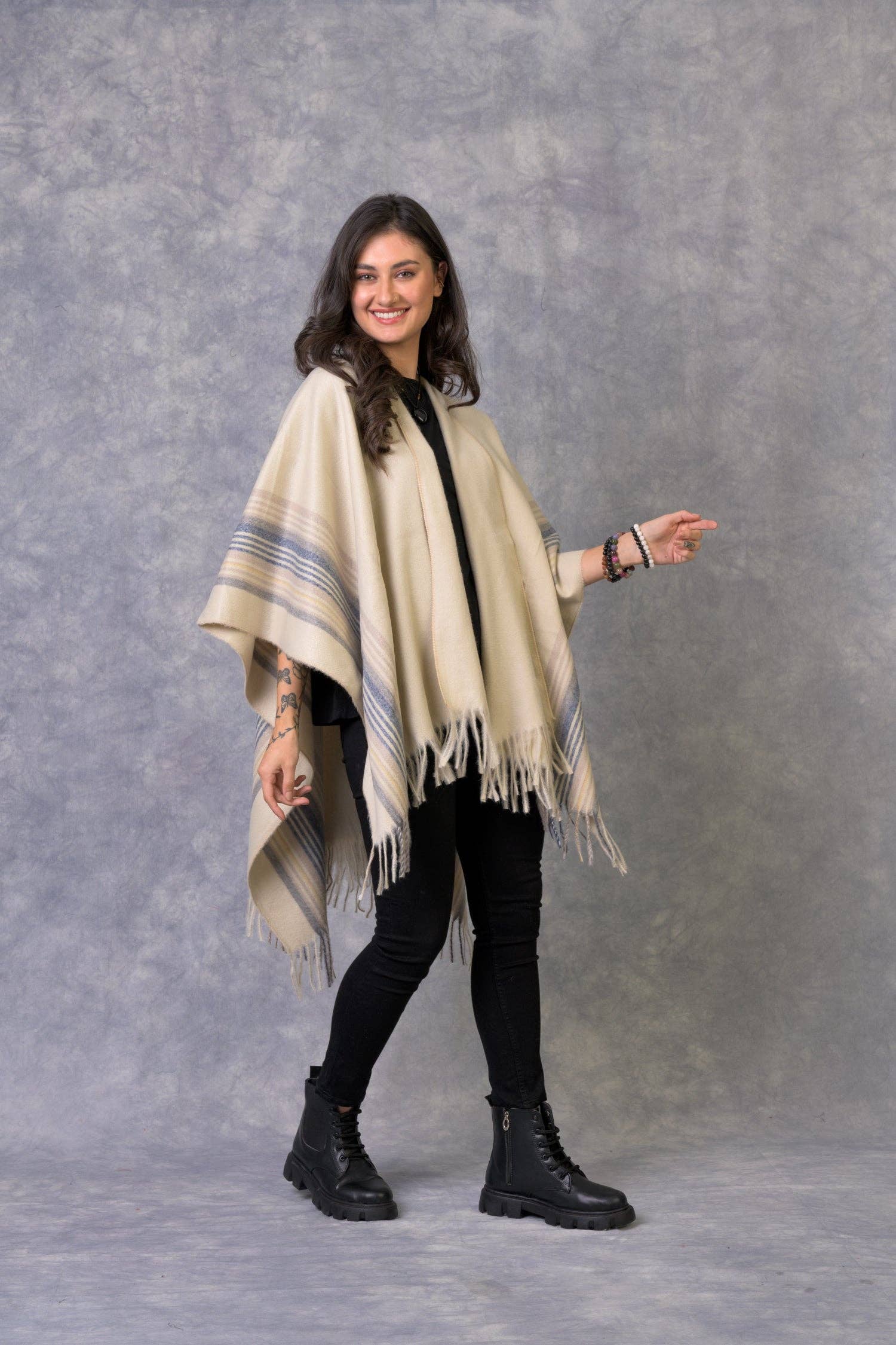 Assorted Rhea Opulent Poncho for wholesale on Faire4
