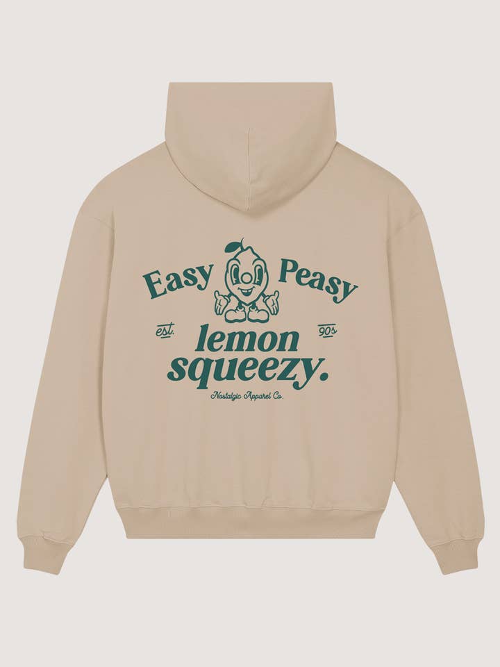 Easy Peasy | Oversized Hoodie for wholesale by Nostalgic Apparel
