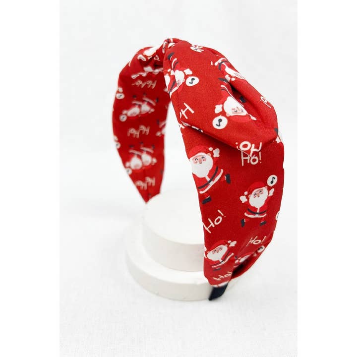 MIX COLOR  Christmas Theme Headband - Stylishly Knotted Design for wholesale on Faire5