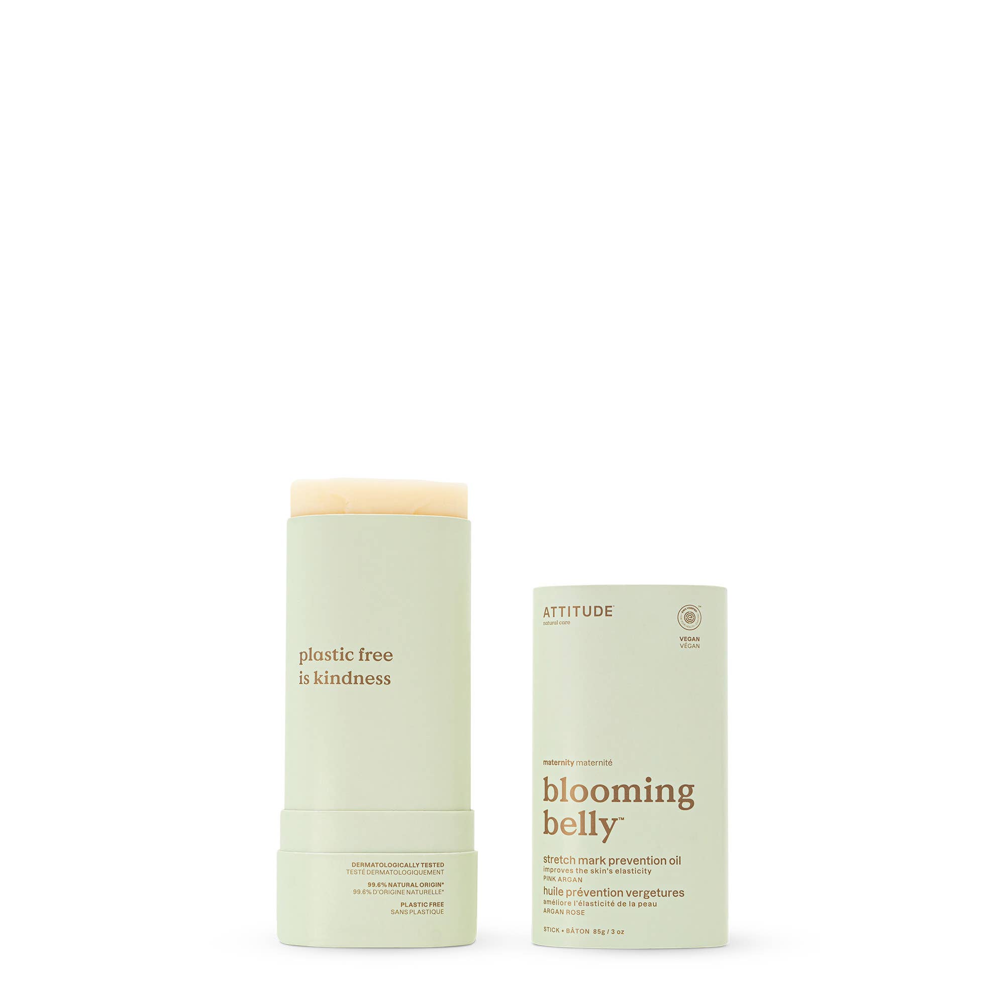 ATTITUDE - Wholesale Belly Oil/Butter - Maternity - Blooming belly - Stretch mark prevention oil - pink argan2