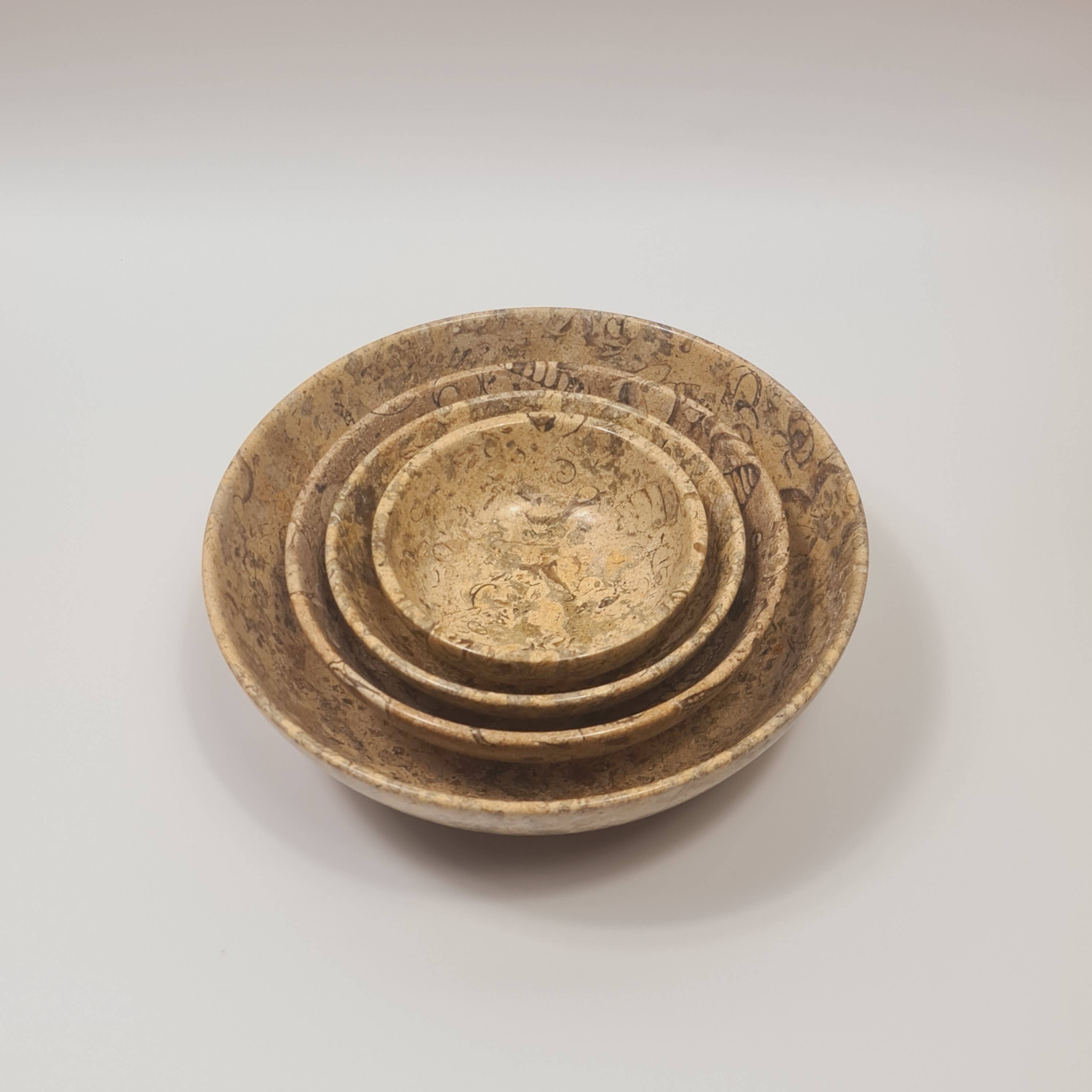 Gemstone Gifts Ltd. – wholesale Decorative plate/dish/bowl – Fossil/Coral Bowl - Marble Bowl (Multiple sizes)8
