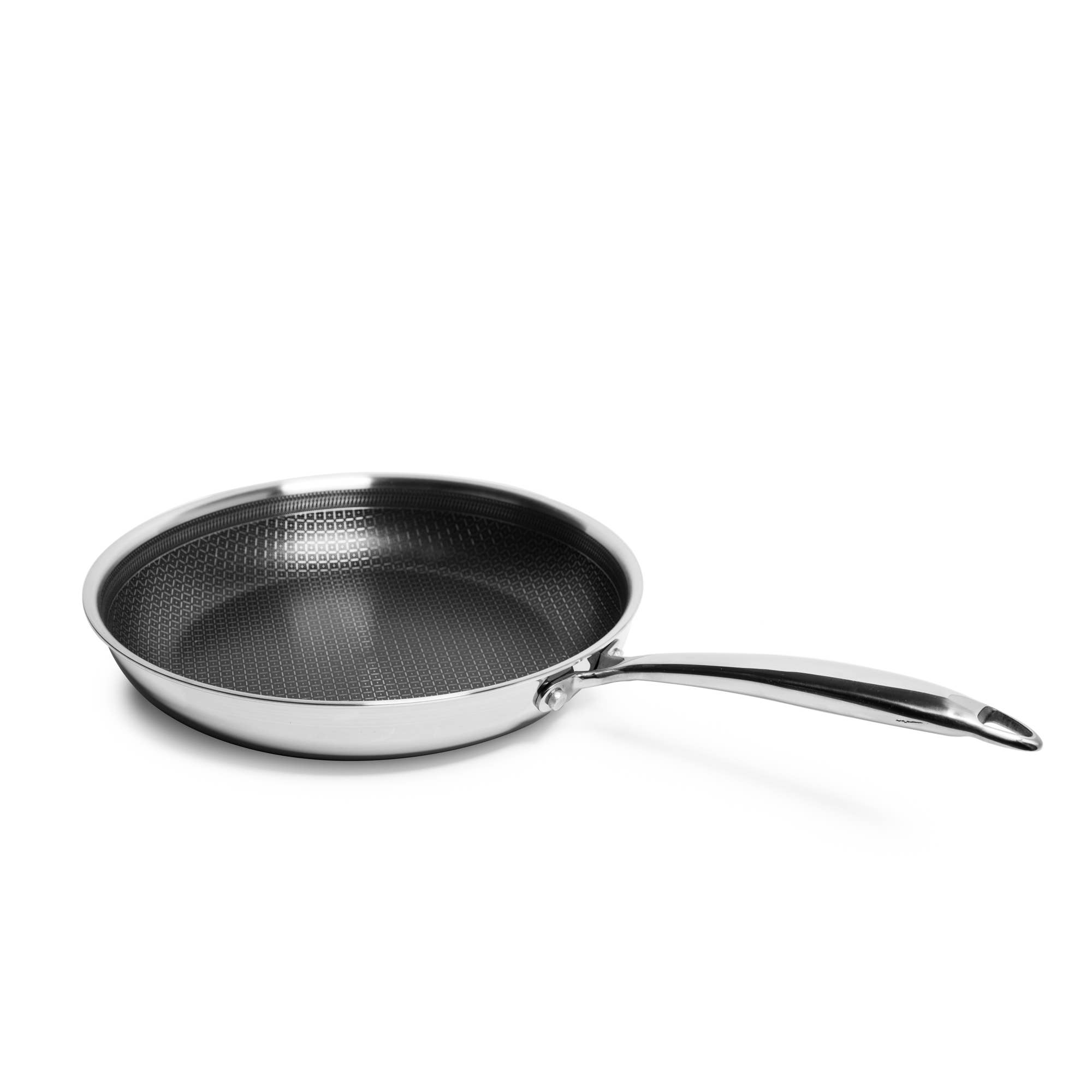 Lexi Home - Wholesale Pan - Diamond Oven Safe Stainless Steel Tri-Ply Frying Pans10