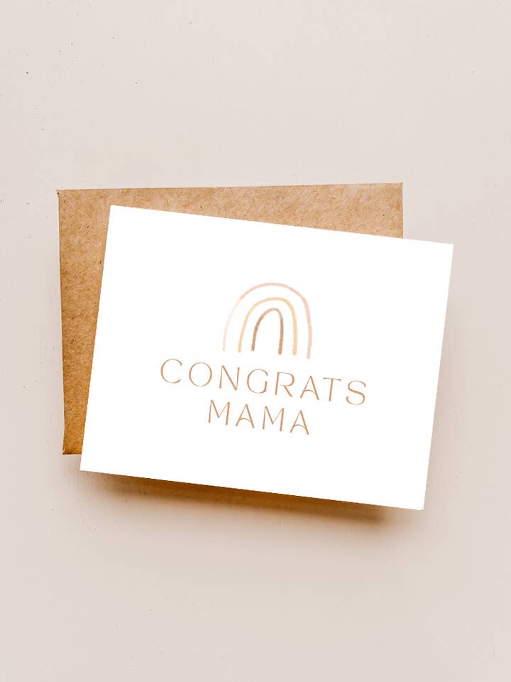 Congrats Mama Card for wholesale by Maddon and Co