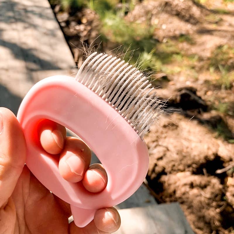 Leo's Paw - Wholesale Pet Grooming Aid - Dog - Cat Hair Removal Massaging Shell Comb2