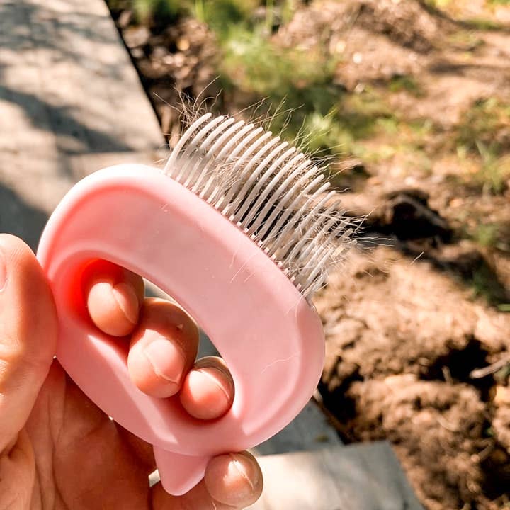 Leo's Paw - Wholesale Pet Grooming Aid - Dog - Cat Hair Removal Massaging Shell Comb2
