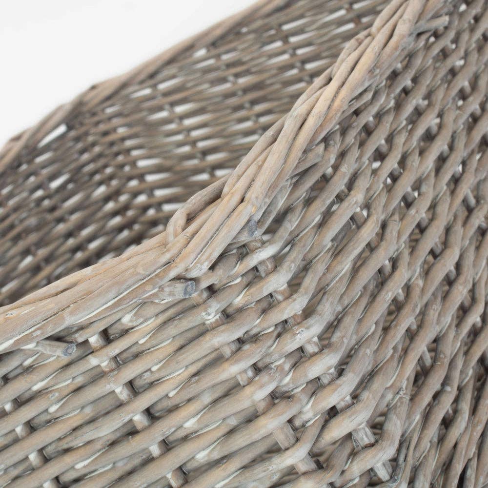 Red Hamper - Vendita all'ingrosso Vassoi decorativi - Vassoio portaoggetti in vimini grigio lavato7