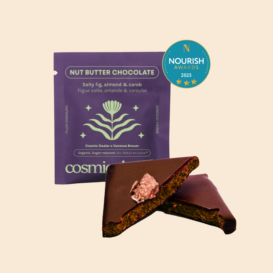 Cosmic Dealer - Wholesale Chocolate Box - Gift Box of 4 nut butter chocolates - Salty Fig1