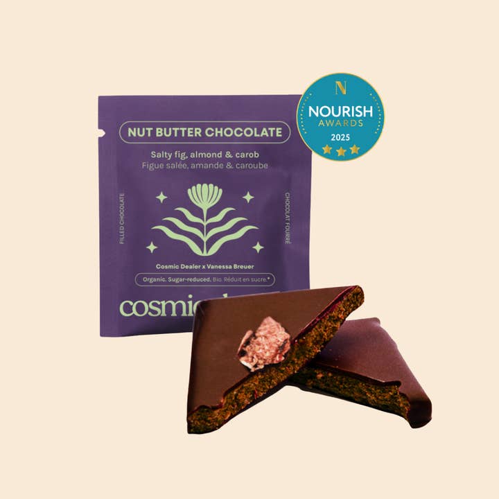 Cosmic Dealer - Wholesale Chocolate Box - Gift Box of 4 nut butter chocolates - Salty Fig1