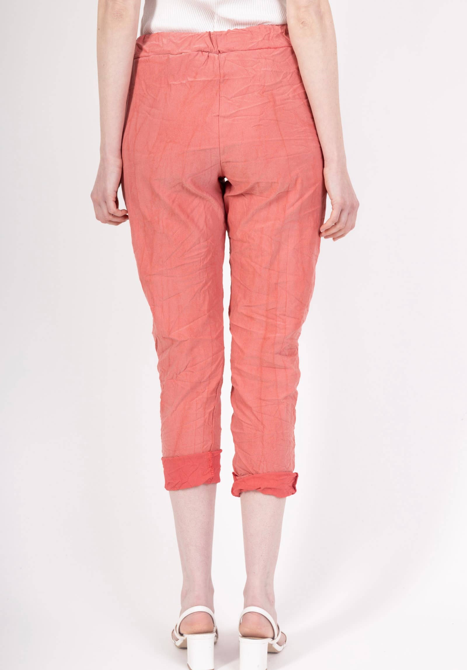 LINEN & COTTON HOUSE – wholesale Pants – Women's – 77312 WRINKLED PANTS WITH LARGE POCKETS68