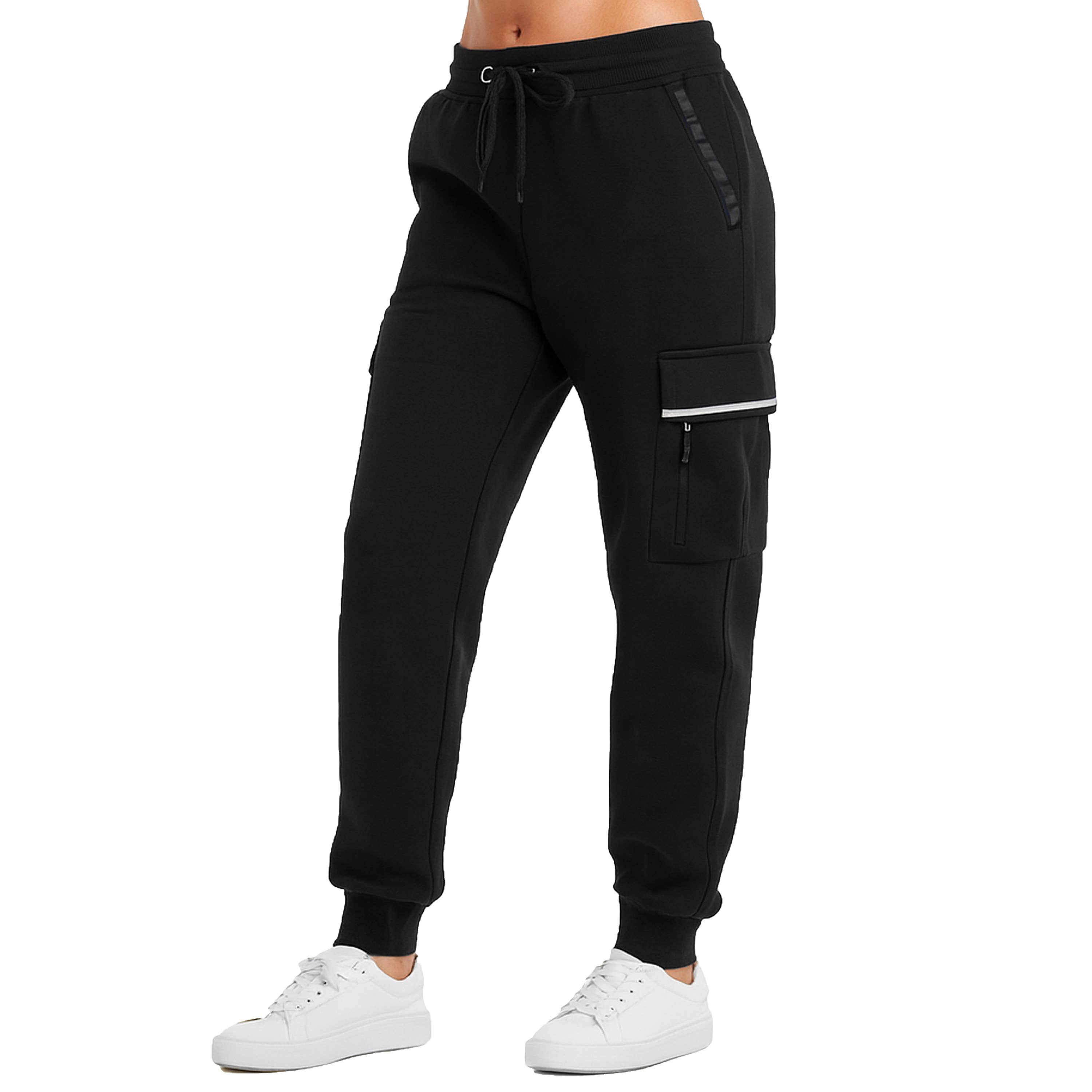 Galaxy By Harvic - Venta al por mayor Pantalones deportivos/chándal - Mujer - Joggers técnicos cargo de ajuste holgado para mujer con forro polar.0
