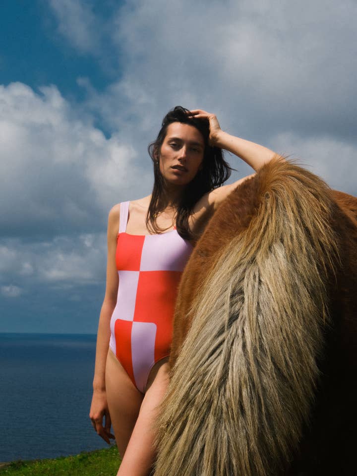 Womean swimwear - Rio One Piece - Mosaique for wholesale by Coladepez