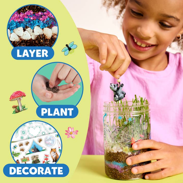 Faber-Castell / Creativity for Kids - Wholesale DIY Craft Kit - Kids - Grow N' Glow Terrarium DIY Craft Kit for Kids4