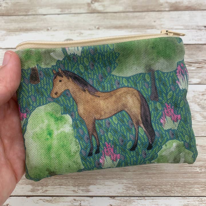 Samantha Hall Designs - Wholesale Coin Purse - Unisex - Mustang Horse Coin Purse3
